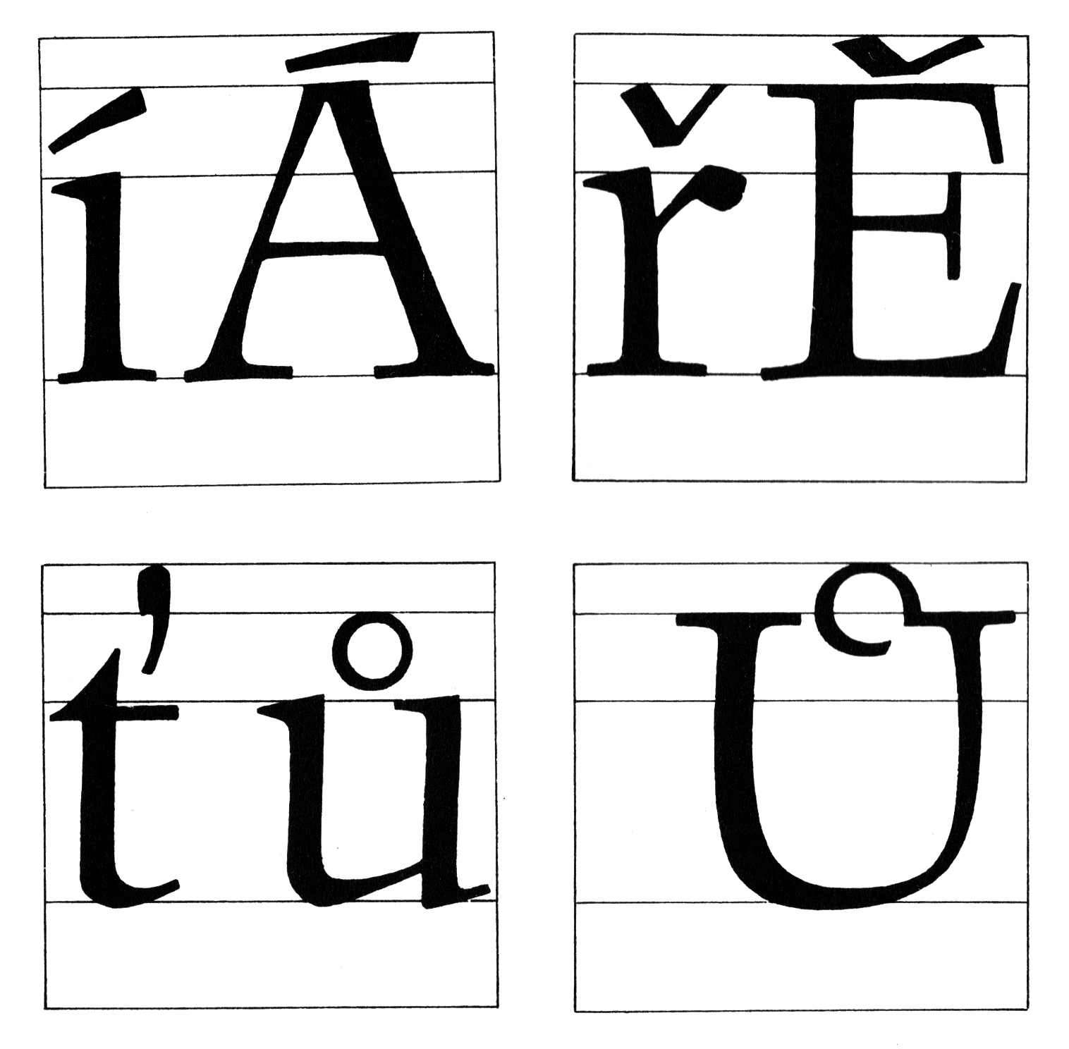 Czech diacritics