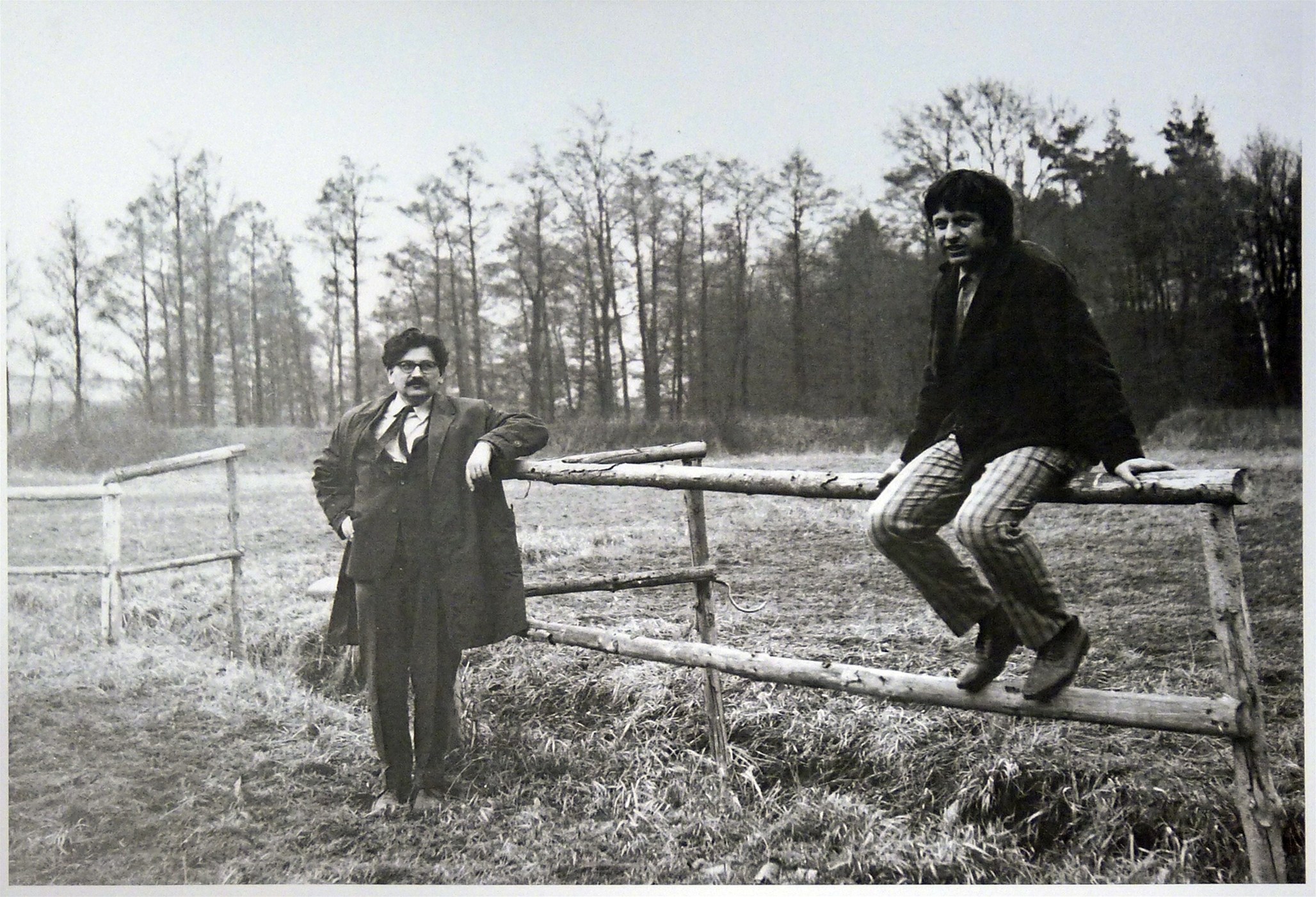 Ludvík Vaculík and Ivan Klíma at Josef Zeman's in Bezejovice. Photograph © Josef Zeman