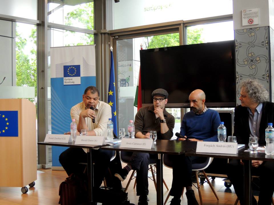 Tomáš Zmeškal at the 21st International Book Festival in Budapest. Photo: Jaroslav Balvín.