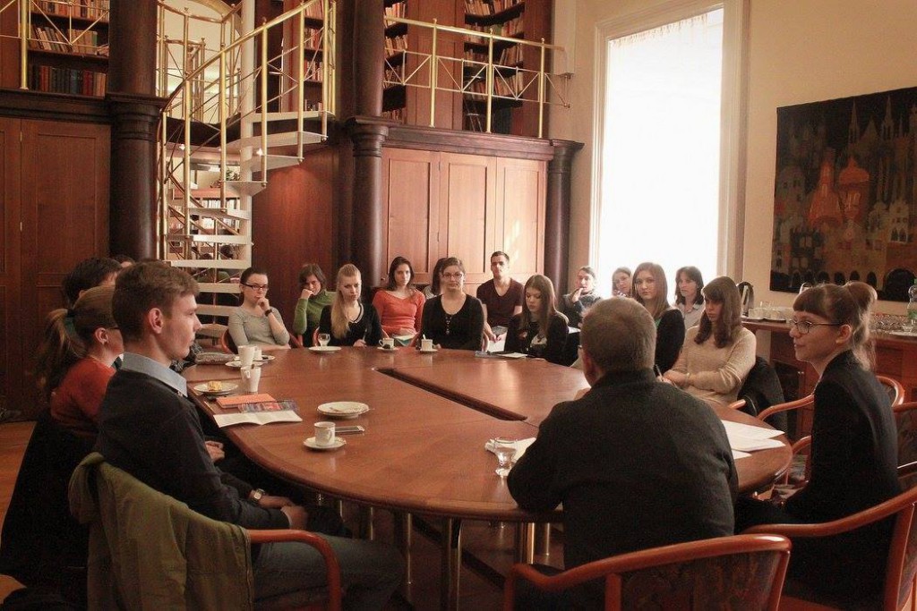 2016 Susanna Roth Award workshop. Photo: Czech Centre Budapest.