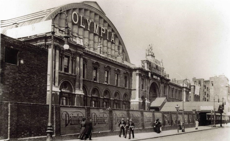 Londýnský knižní veletrh se koná ve výstavní hale Olympia London postavené v roce 1886. Foto: Londonist.com