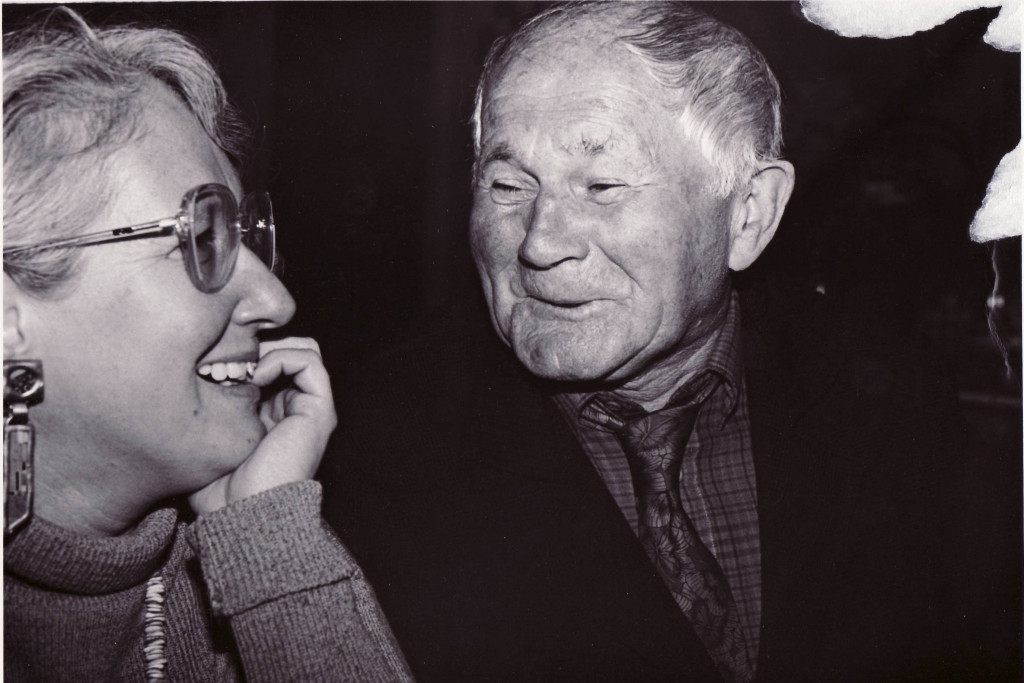 Susanna Roth a Bohumil Hrabal. Foto: Hana Hamplová