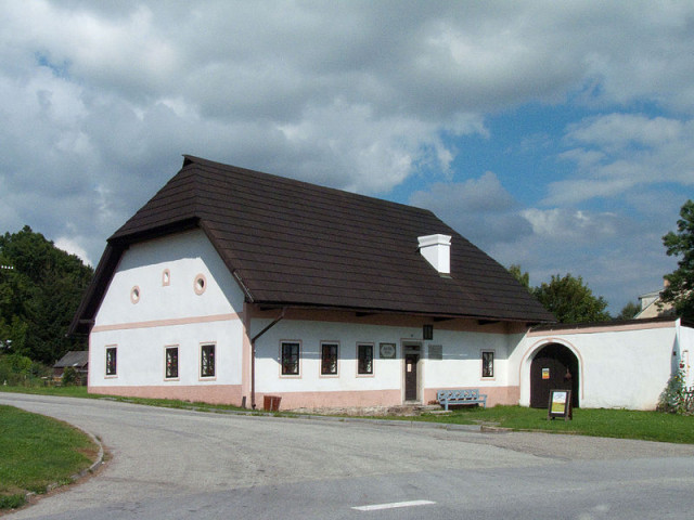 Památník Adalberta Stiftera v jeho rodném domě v Horní Plané. Foto: Jitka Erbenová