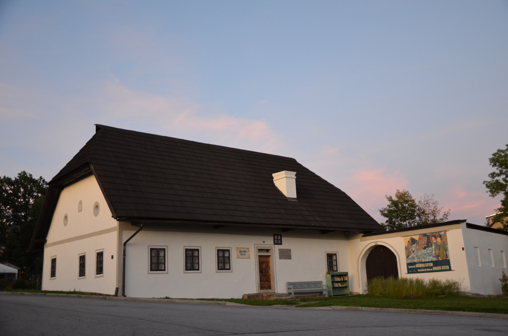 Památník Adalberta Stiftera v jeho rodném domě v Horní Plané.