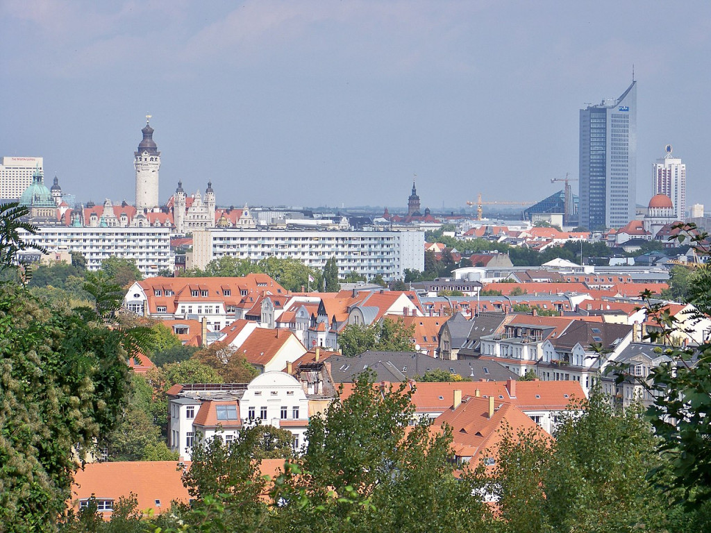 Centrum Lipska. Foto: Johannes Kazah, Wikipedia (CC BY 3.0)