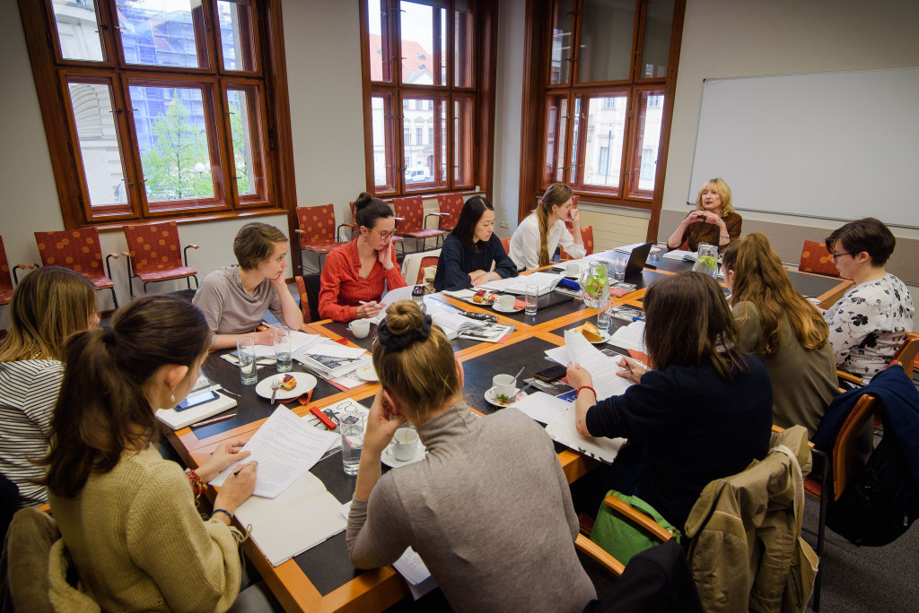 Překladatelský workshop pro výherce Ceny Susanny Roth s Blankou Stárkovou. Foto: Pavel Růžička